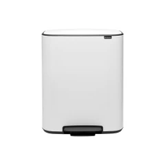 Кош за смет Brabantia Bo Pedal 60L, White, Бял